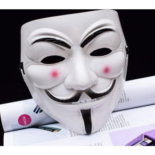 Halloween Christmas Party Movie Cosplay V for Vendetta Hacker Mask Anonymous Guy Fawkes Gift Adult Kids Film Theme Mask Joker