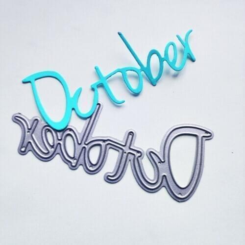 Metal October paper die cutting dies for Scrapbooking/DIY Easter wedding Halloween Easter card