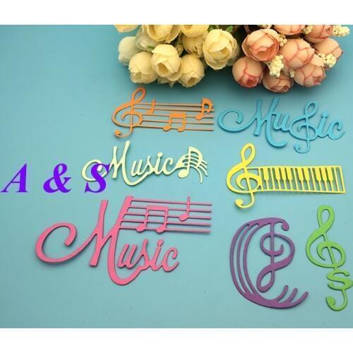 Y45 METAL CUTTING DIES Music Note Scrapbook card invitation paper craft party decor embossing stencil cutter
