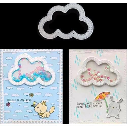 Cloud shaker Metal Cutting Dies for Scrapbooking Steel Craft Die Cut Embossing Paper Card Album die cut metal embossing stamp