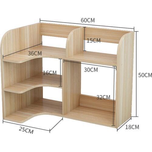Multipurpose Household bookcase Desk commodity shelf Desk bookshelf Portable Storage Rack