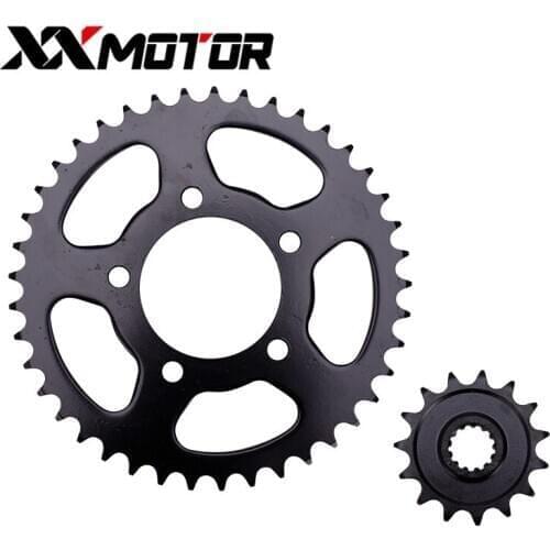 A Set Front And Rear Chain Sprocket Gear Disc Wheel Kit For CBR400 NC23 CBR400R CBR400RR 1986 1987 1988 MC23 Motorcycle
