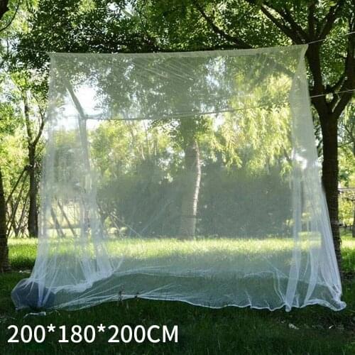 220*200*180cm Outdoor Camping Mosquito Net Tent Large Travel Camping Repellent Tent Hanging Bed Fishing Hiking with Storage Bag