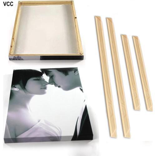 DIY Natural Solid Wood Picture Frame For Wall Poster Frames Wooden Photo Frame Canvas Wall Art Stretching Paintings