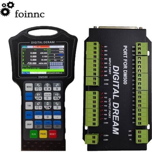 CNC Handle Motion Controller DM500 3/4axis G-CODE 500Khz U-disk For CNC machining engraving machine engraving or milling machine