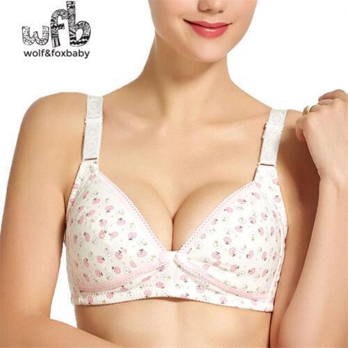 Retail cotton before the deduction breastfeeding pregnant women underwear feeding no steel bra maternity pregnancy clothes