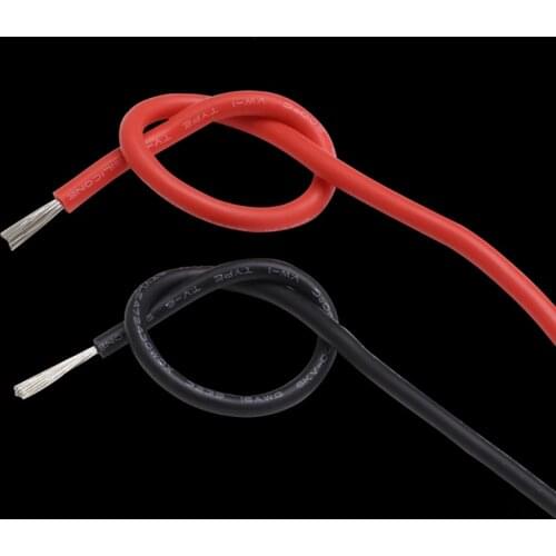 UL3239 6KV Silicone Wire 14 16 18 20 22 AWG Tinned Copper Cable Flexible Soft 1Meter