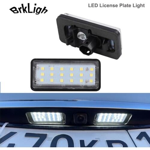 2Pcs No Error LED License Plate Lights Number Lamp Auto Parts For Lexus LX470 LX570 GX470 Toyota Land Cruiser J100 J120 J200 Rei