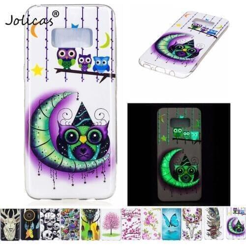 Luminous Case For Samsung Galaxy S8 S 8 SM-G950A SM-G950F SM-G950P SM-G950U SM G950 G950A G950F G950P G950U TPU Soft phone case
