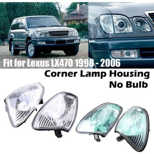 Corner Turn Signal Light Housing Indicator Lampshade No bulb Fit For Lexus LX470 1998-2007,Car Accessories Replacement