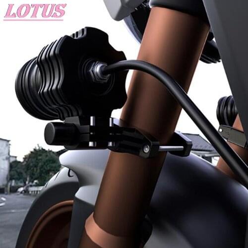 Motorcycle Bumper Universal Mount Bracket Modified Headlight Stand Spotlight Extension Pole Frame Support Extension Bracket