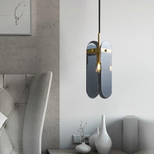 Modern led stone pendant light hanging lamp deco chambre commercial lighting pendant lamp bedroom dining room living room