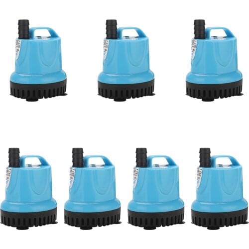 10/18/25/45/60/85/105W Water Pump 600-4500L/H Aquarium Submersible Bottom Fish Pond Suction Feces Filter Tank Spout Clean