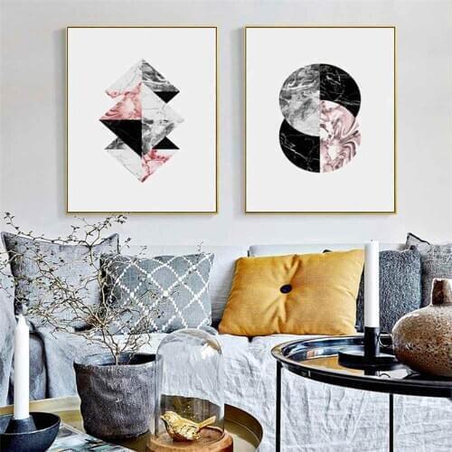 HAOCHU Abstract Marbling Diamond Painting For Living Room Home Decor Painting Print Poster Simple Nordic Wall Picture Canvas