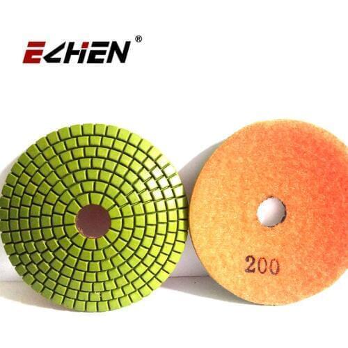 Premium Grade 4" Diamond Convex Polishing Pads For Concave Sinks or Ogee Edges Resin Convex Diamond Polishing Pads