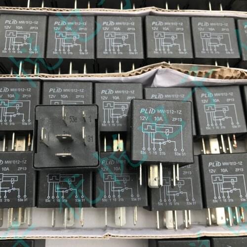 5pcs Automotive wiper relay MW/012-1Z 10A 12VDC brand new