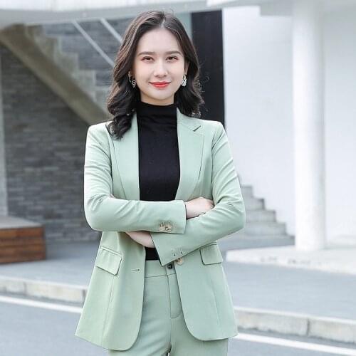 Formal Blazers Professional Business Women Work Wear Suits with Pants and Jackets Coat Trousers Set for Ladies OL Styles