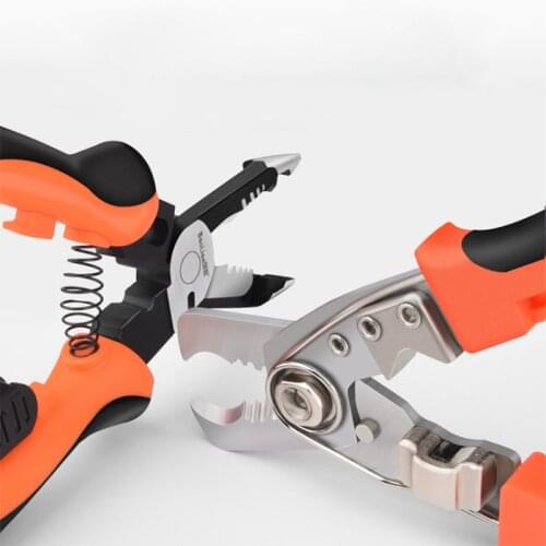 Multi-tool electrician Wire stripper pliers universal bolt cutters Cable cutter Optical fiber stripping and crimping tools