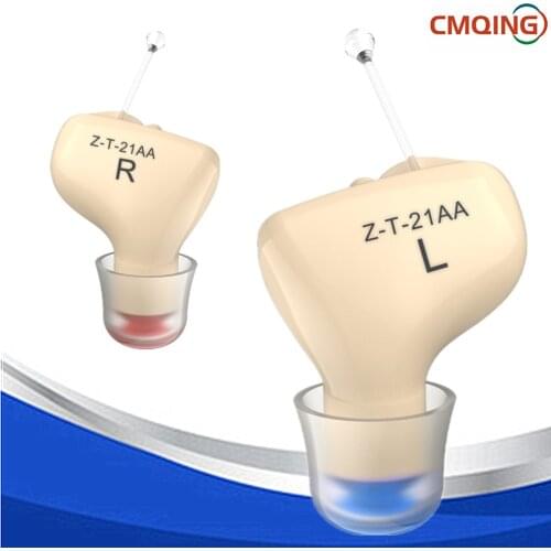 Best Hearing Aids Small Inner Ear Invisible Hearing Aid Adjustable Wireless Mini CIC Left/Right Ear Sound Amplifier For Elderly