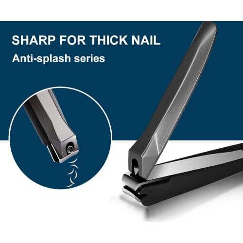 Anti-Splash Nail Clipper Set Fingernail Cutter Manicure Tools Sharper Nail Trimmer Pedicure Scissor TP-TA53