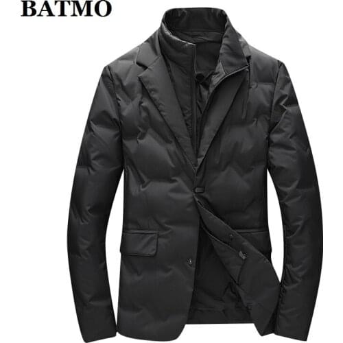 BATMO 2021 new arrival high quality 90% white duck down jackets men,mens winter blazer, 6607