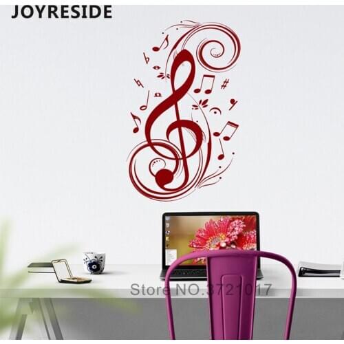 Musical Notes Mousic Pattern Wall Decals Home Wall Stickers Home Livingroom Decor Wall Sticker House Rooms Art Fashion M328