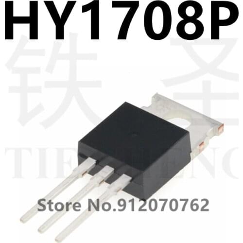 10PCS/LOT 100% new original HY1708P HY1708 75A 80V TO220 MOS tube