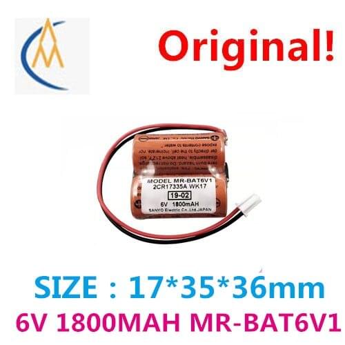 New MR - BAT6V1 2 cr17335a WK17 mitsubishi M80 drive MR - 6 v battery J4 servo system programmer lathe
