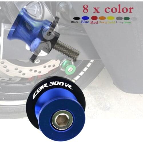 CNC Motorcycle Frame Stands Screws sliders Swingarm Spools Slider For Honda CBR300R CBR 300R motorbike accessories m8 bolts