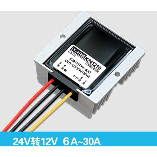 144W DC DC Converter 24V to 12V 12A DC-DC Conversor 15V-40V to 12V Voltage Regulator