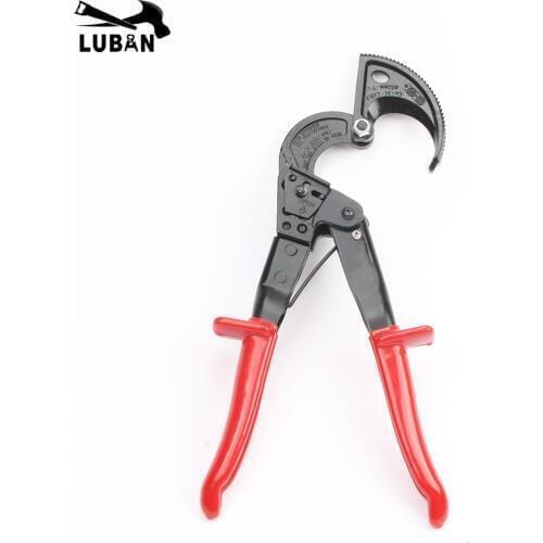 Hand Plier Red HS-325A 240mm Hand Ratchet Cable Cutter Plier, Ratchet Wire Cutter Plier, Hand Tool
