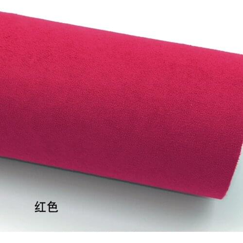 Custom Self Adhesive Imitation Deerskin Velvet Fabric Suede Plus Thick Back Glue Imitation Fur Velvet Car Interior Sofa Handmade