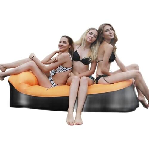 Outdoor Net Red Lazy Person Inflatable Sofa Bag Air Cushion Bed Air Mattress Portable Single Midday Rest Reclining Chair Free Of