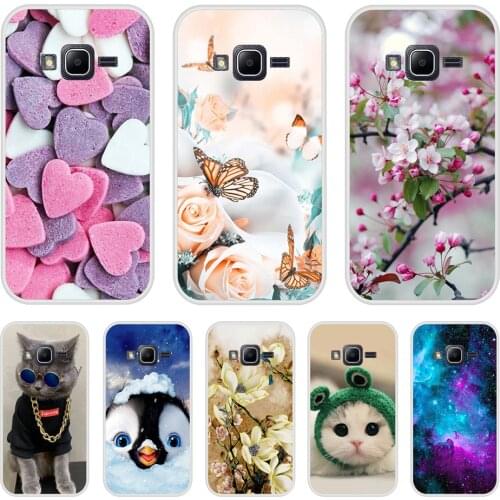 Cute Case For Samsung J1 Cases Silicon TPU on Samsung Galaxy J1 2016 J120 Samsung J1 Mini Prime Pattern Painted Soft Shell Coque