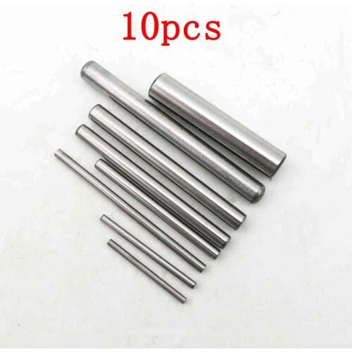 10Pcs 1.75/2/2.3/2.8/3/3.17/4/5/6/8mm*L14-100mm Carbon Steel Axle Metal Shaft Rod for DIY Model Assembled 4WD Car Accessories