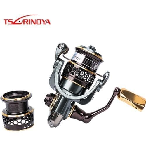 TSURINOYA JAGUAR 1000 2000 3000 Metal Spinning Fishing Reel 9+1BB 5.2:1 Stainless Steel Fishing Reel For Freshwater Saltwater