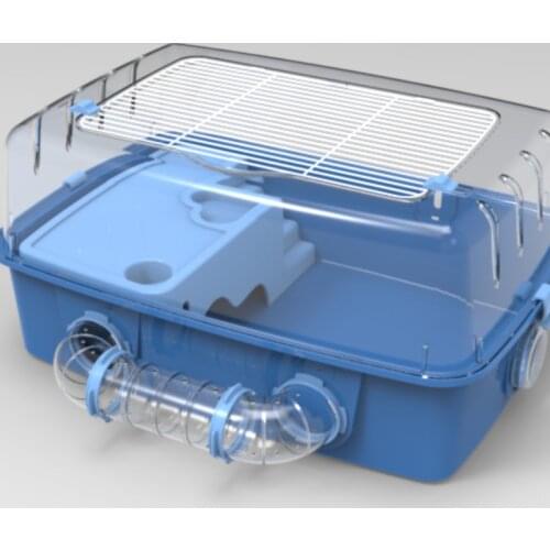 Hamster Cage Pet House Portable Small Pet Cages Outdoor Travel for Small Animals Parts