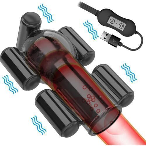 Penis Bullet Vibrator 20 Speed Sex Toys for Men Penis Trainer Glans Vibrator Toys for Adults Delay Ejaculation Male Masturbation