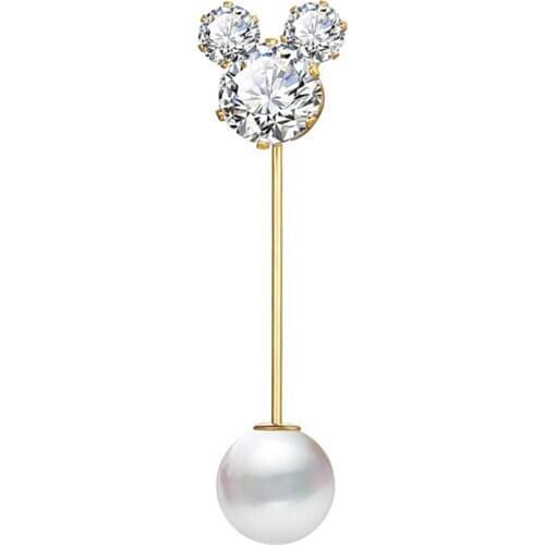 High Quality Vintage Gold Brooch Pins flower Simulation Pearl Large Big Brooches For Women Wedding Jewelry Accessories