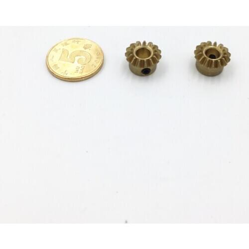 0.8 Modulus 1:1 Miniature Brass Bevel Gear 15 Teeth 90 Degree Right Angle Reversing Bevel Gear Inner Hole 5mm/6mm