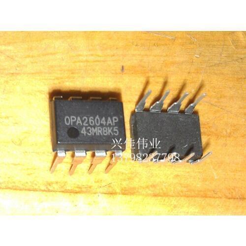 10PCS New original authentic OPA2604AP OPA2604 DIP8 Dual operational amplifier