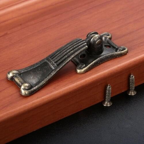 1x Antique Cabinet Handles Furniture Knobs Kitchen Drawer Cupboard Chinese Pull Handle Bedroom Living Room Decorating