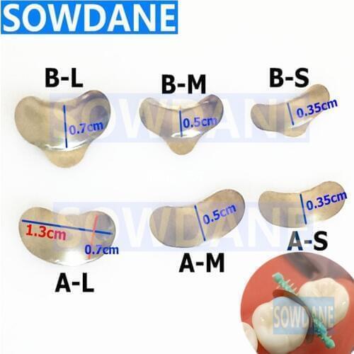 20 Pcs/Set Dental Sectional Contoured Matrices Matrix S/M/L Matrix Bands Tofflemire Stuck dental lab material