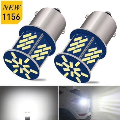 2X Backup Reverse Light DRL 1156 P21W LED Bulb for Skoda Superb Octavia 2 FL 2011 2012 2013 Daytime Running Lights DRL 12V 6000K