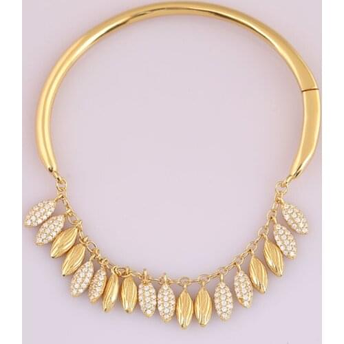 Authentic S925 Sterling Silver Shine Floating Grains Bracelet Bangle With Crystal For Women fit Lady Fine Jewelry