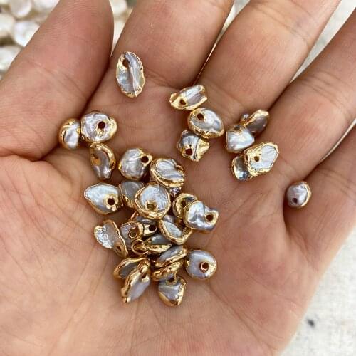 Natural Pearl Charms Beads for Making Jewelry DIY Bracelet Nweckalce Accessories Pendants