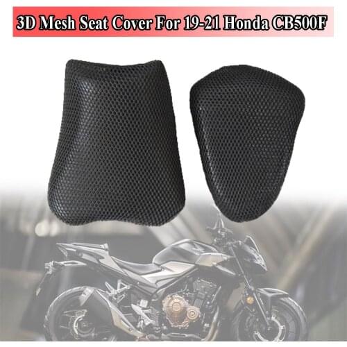 For 2019 2020 Honda CB500F CBR500R Seat Cowl Cushion Cover Net 3D Mesh Protector Motorcycle Accessories CB 500F CBR500 R CBR
