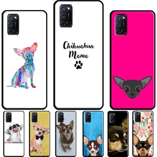 Chihuahua Dog Case For OPPO Reno 2 Z 4 Pro F5 F7 A52 A72 A1K A5S A15 A83 A91 A31 A53 A5 A9 2020 Cover