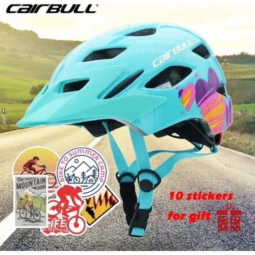 Cairbull Kids Bike Helment Integrally-molded For Ages 4 to13 Years Old Children Youth Mountain Bike Equipment Scooter Skating
