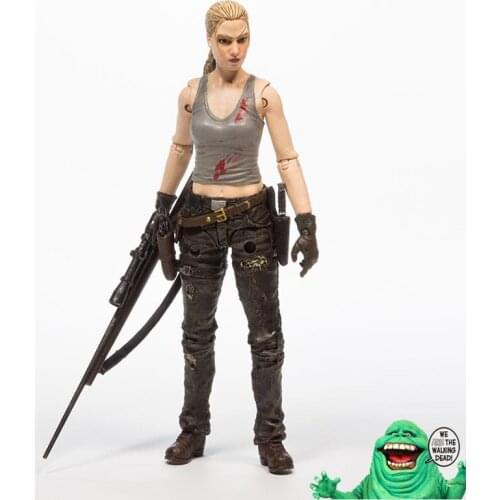 Movie US Drama The Walking Dead Andrea PVC model Toy Action Figure collection gift